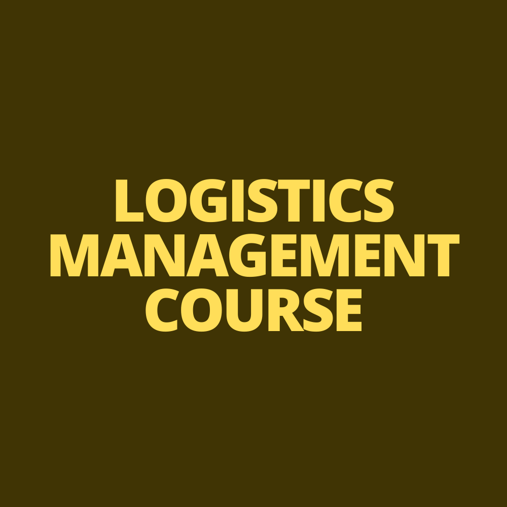 Logistics Management Course